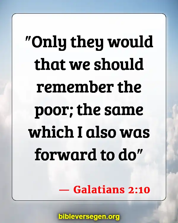 Bible Verses About Helping (Galatians 2:10)