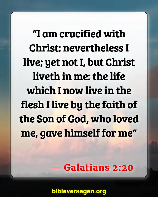 Bible Verses About Balancing (Galatians 2:20)