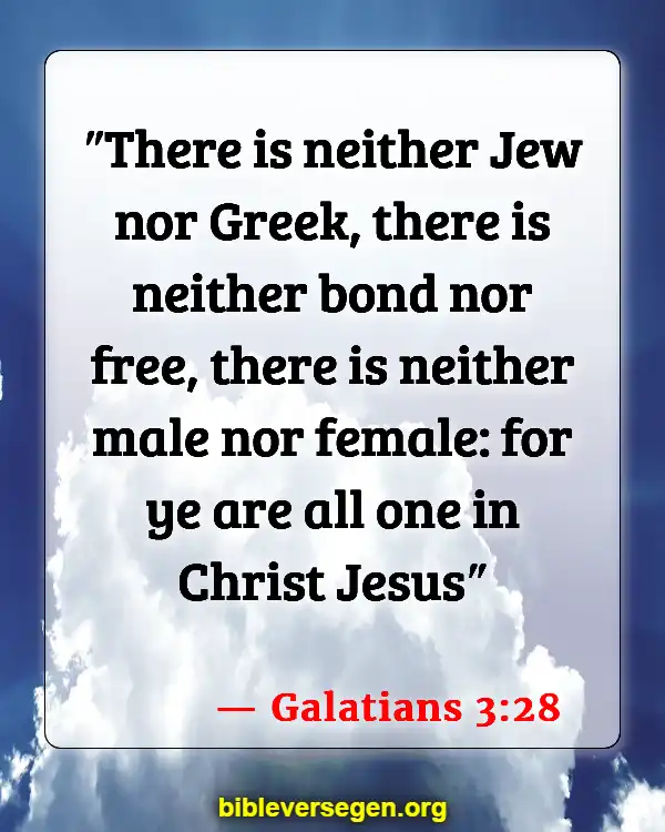 Bible Verses About Fraternities (Galatians 3:28)