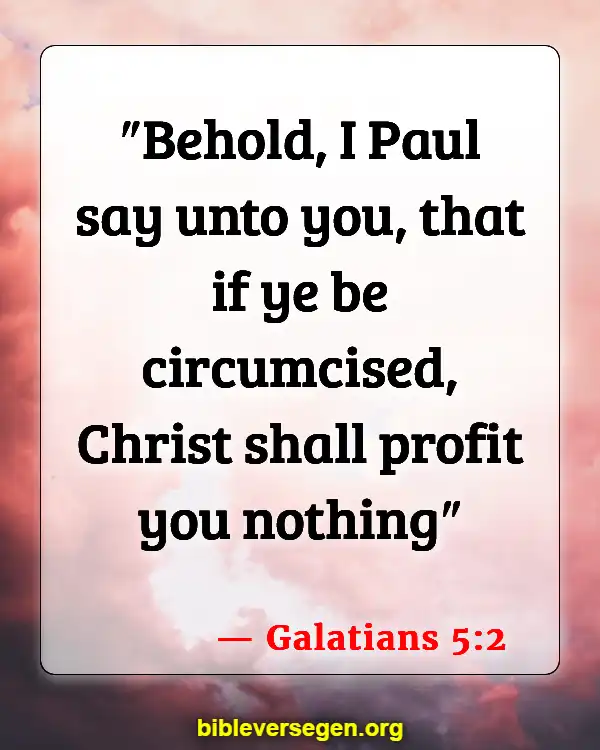 Bible Verses About Bragging (Galatians 5:2)
