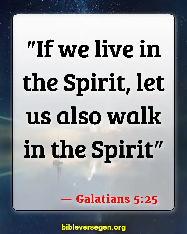 Bible Verses About Seven Spirits (Galatians 5:25)