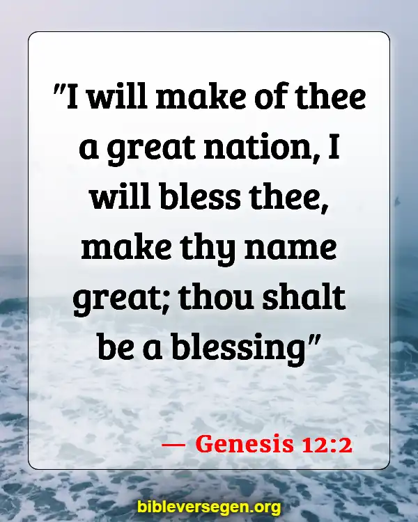 Bible Verses About Counting Your Blessings (Genesis 12:2)