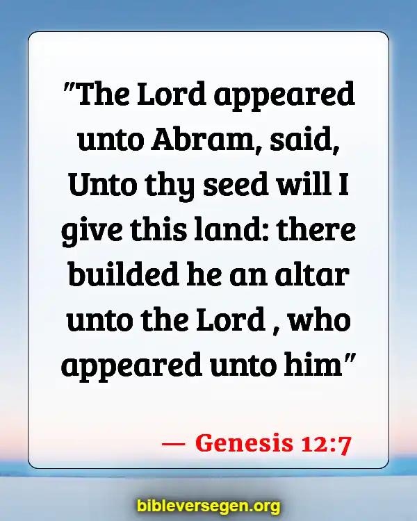 Bible Verses About Jews (Genesis 12:7)