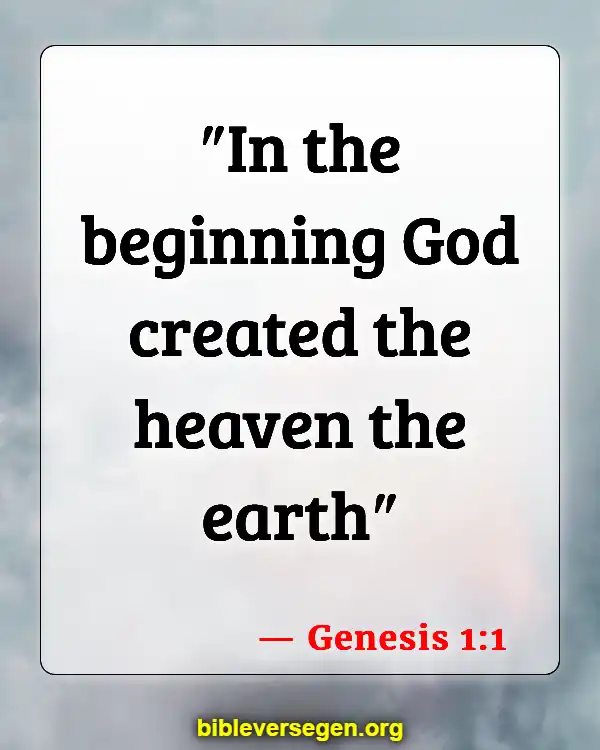Bible Verses About Creation Groans (Genesis 1:1)