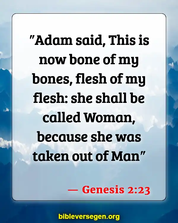 Bible Verses About Garden Of Eve (Genesis 2:23)