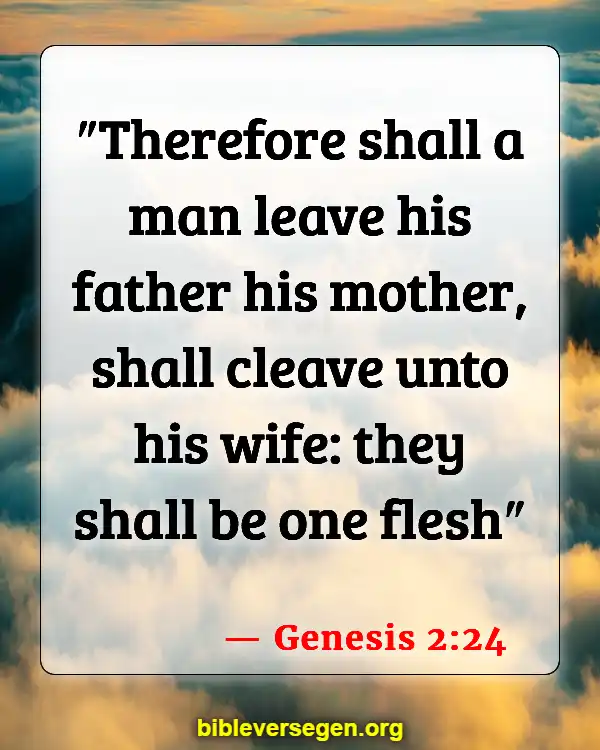 Bible Verses About Was Jesus Married (Genesis 2:24)