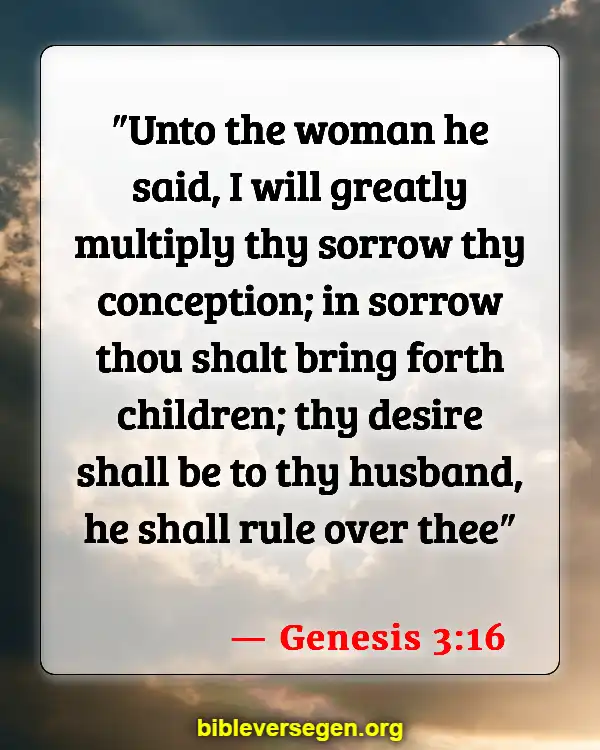 Bible Verses About Having Children Out Of Wedlock (Genesis 3:16)