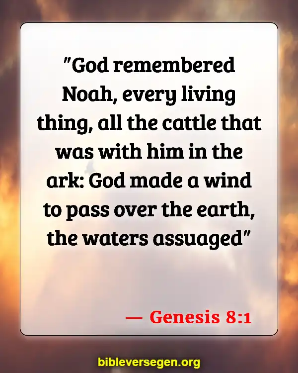 Bible Verses About Strong Winds (Genesis 8:1)