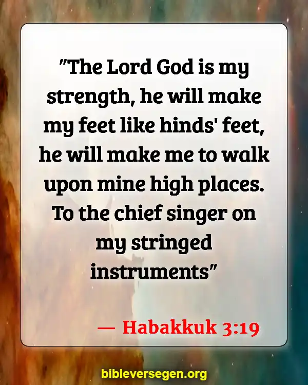 Bible Verses About Listening To Music (Habakkuk 3:19)