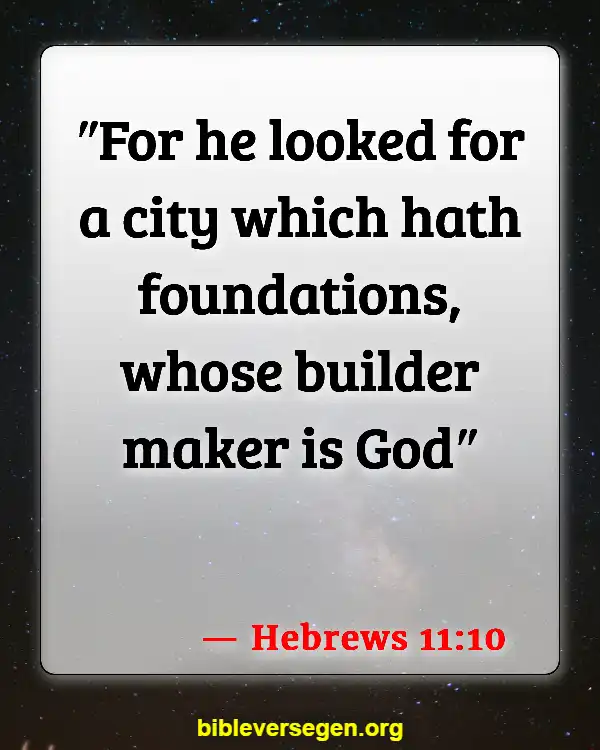 Bible Verses About The New Jerusalem (Hebrews 11:10)