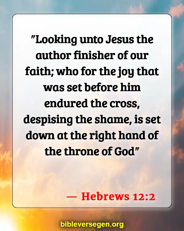 Bible Verses About Being A Perfect Christian (Hebrews 12:2)
