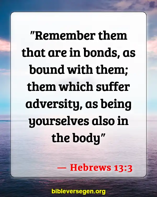 Bible Verses About Fraternities (Hebrews 13:3)