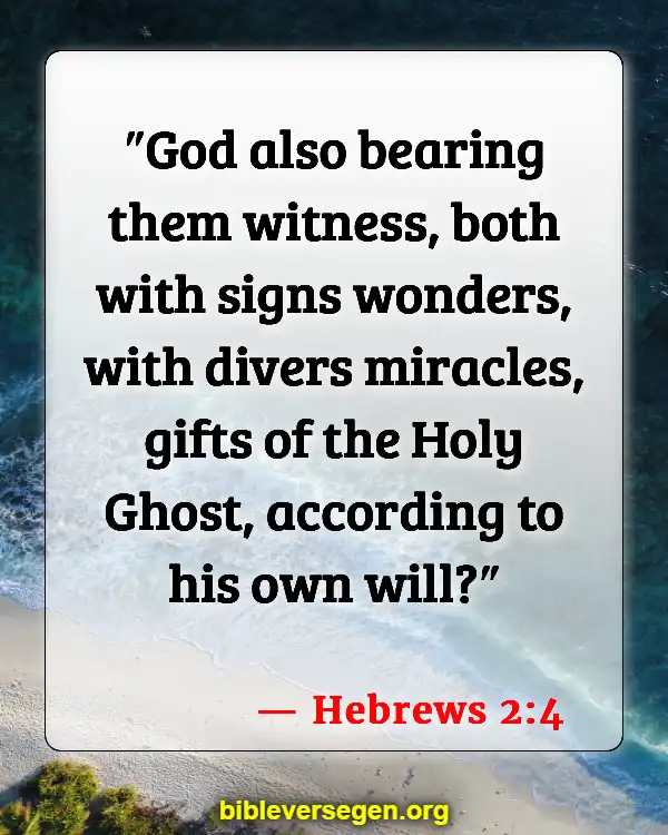 Bible Verses About Jesus Miracles (Hebrews 2:4)