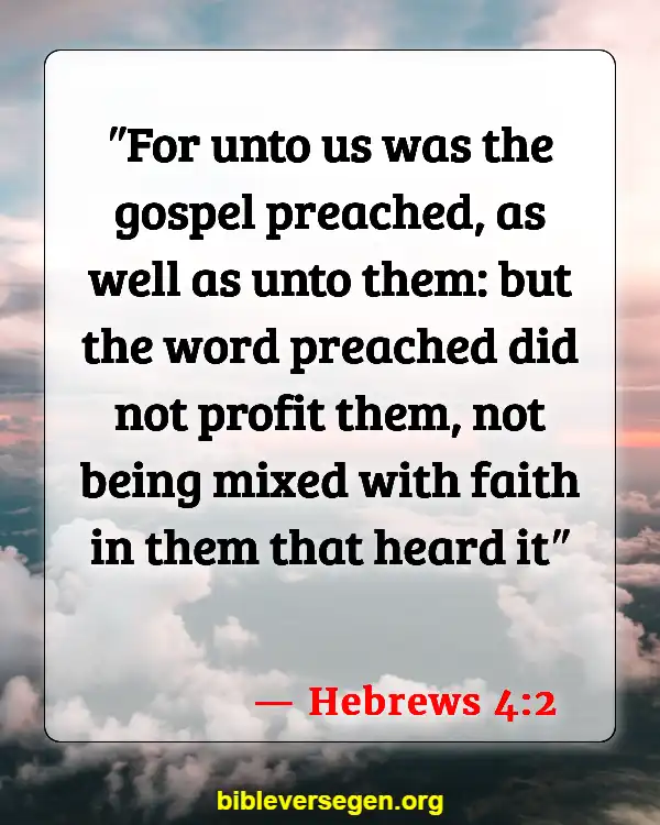 Bible Verses About Reading Our Bible (Hebrews 4:2)
