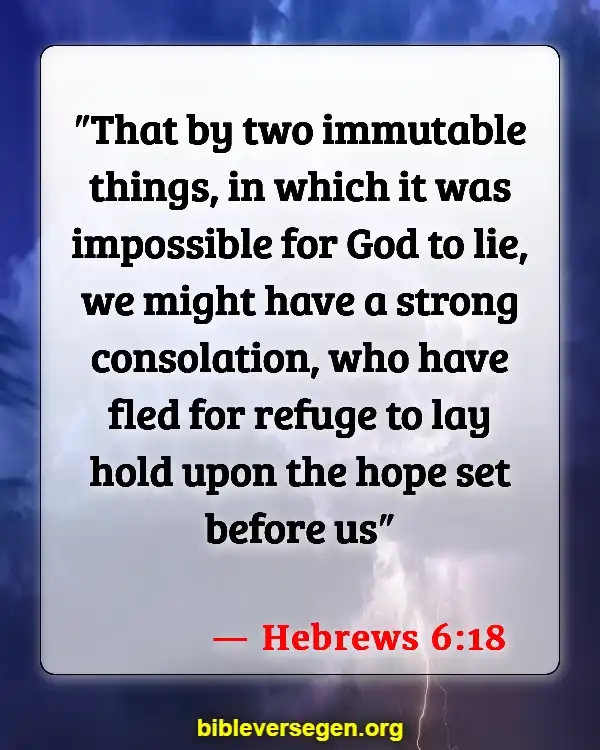 Bible Verses About Dishonest (Hebrews 6:18)