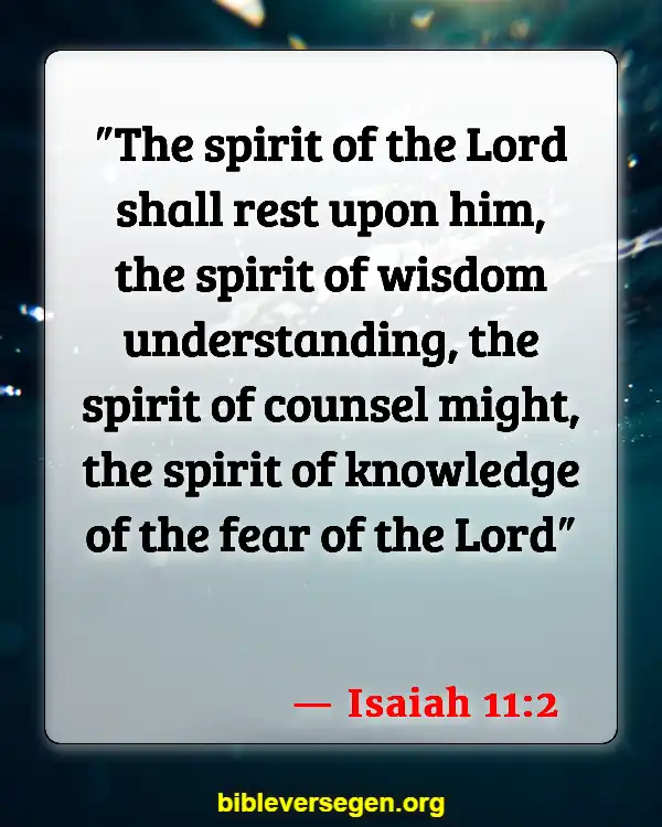 Bible Verses About Seven Spirits (Isaiah 11:2)