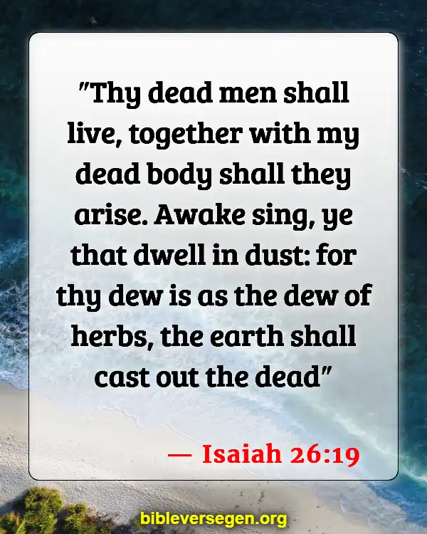 Bible Verses About Zombies (Isaiah 26:19)