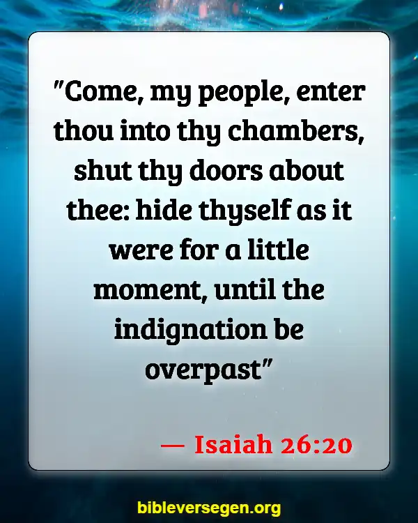 Bible Verses About Zombies (Isaiah 26:20)