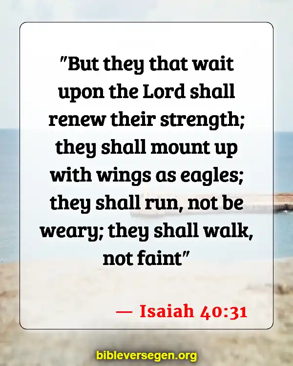 Bible Verses About Schedules (Isaiah 40:31)
