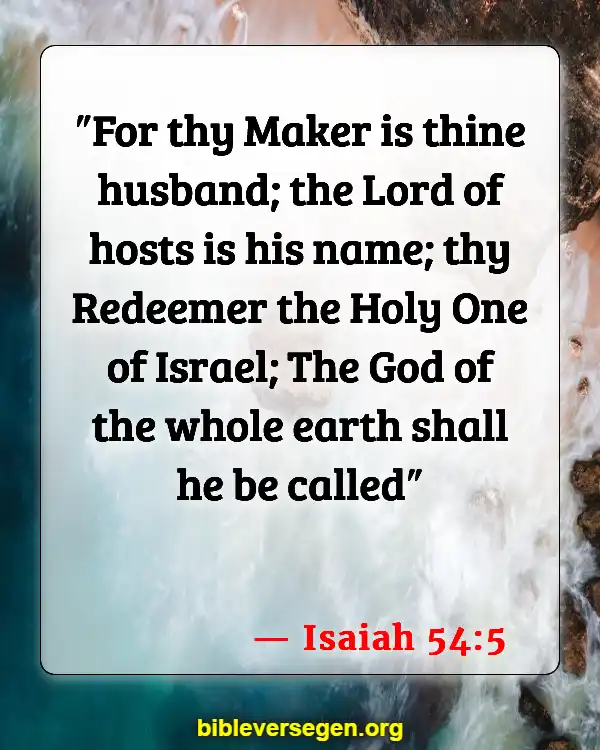 Bible Verses About Singleness (Isaiah 54:5)