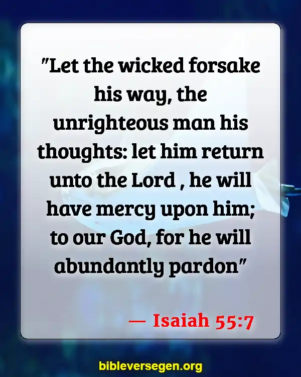 Bible Verses About Impure Thoughts (Isaiah 55:7)