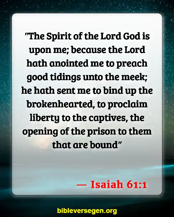 Bible Verses About Seven Spirits (Isaiah 61:1)