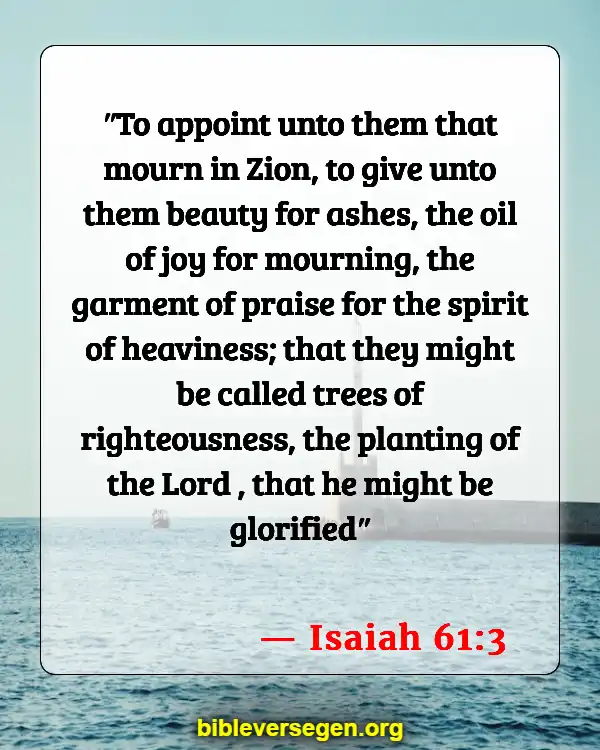 Bible Verses About Anointing With Oil (Isaiah 61:3)