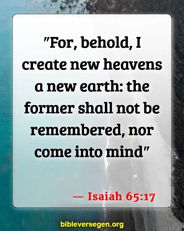 Bible Verses About Creation Groans (Isaiah 65:17)