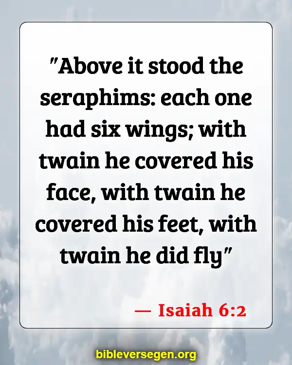 Bible Verses About Angels (Isaiah 6:2)