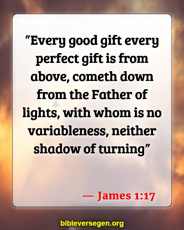 Bible Verses About Greeting Others (James 1:17)