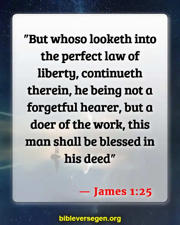 Bible Verses About Being A Perfect Christian (James 1:25)