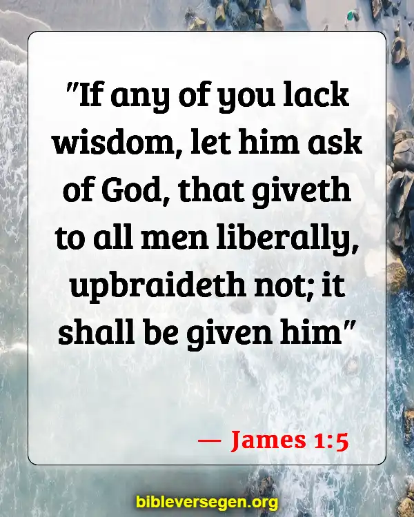 Bible Verses About Lessons (James 1:5)