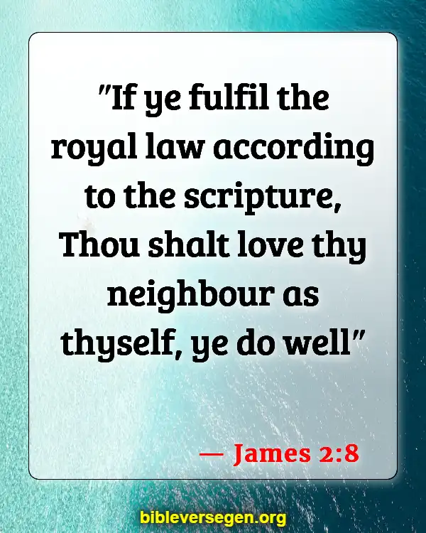 Bible Verses About The Ten Commandments (James 2:8)