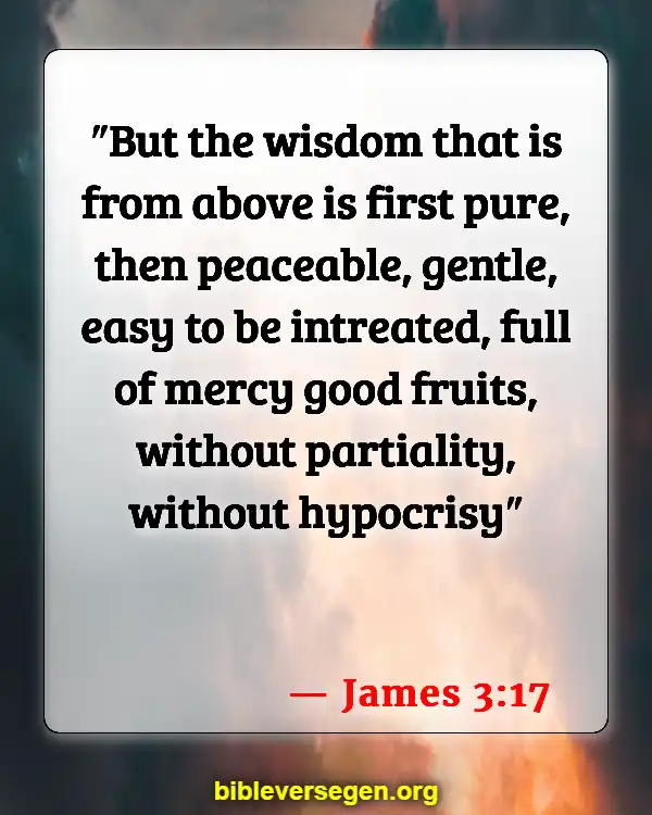 Bible Verses About Dishonest (James 3:17)