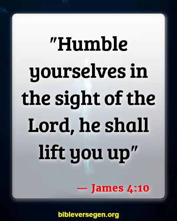 Bible Verses About Being A Good Leader (James 4:10)