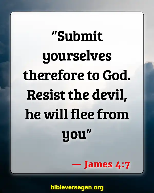 Bible Verses About Self Denial (James 4:7)