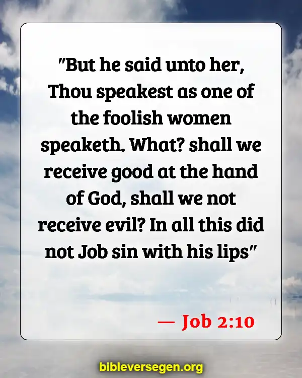 Bible Verses About Bathsheba (Job 2:10)