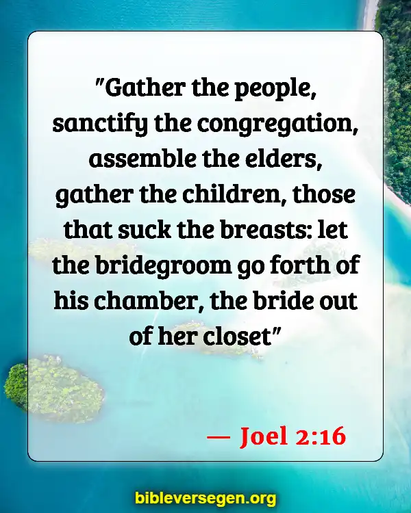 Bible Verses About Stillborn Babies (Joel 2:16)