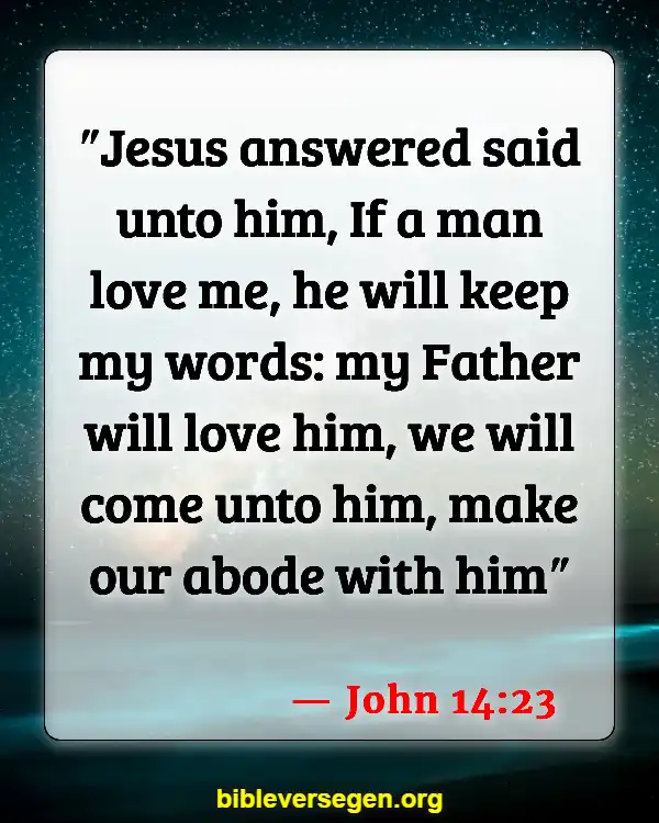 Bible Verses About Speaking The Truth In Love (John 14:23)