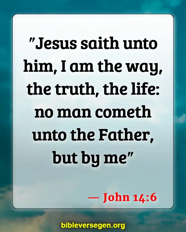 Bible Verses About Jesus Death (John 14:6)