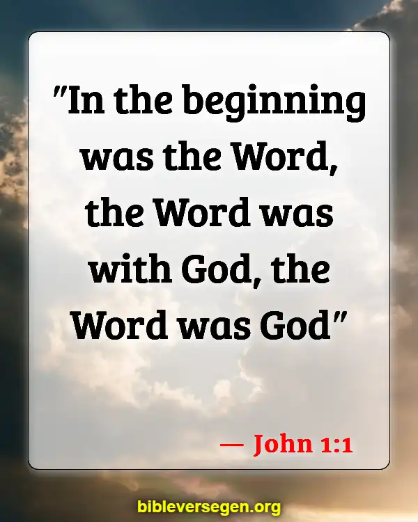 Bible Verses About Creation Groans (John 1:1)