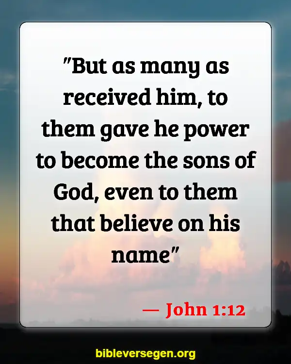 Bible Verses About Stone (John 1:12)