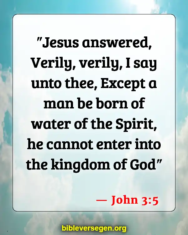 Bible Verses About Filling Of The Holy Spirit (John 3:5)
