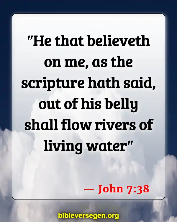 Bible Verses About Daily Life (John 7:38)