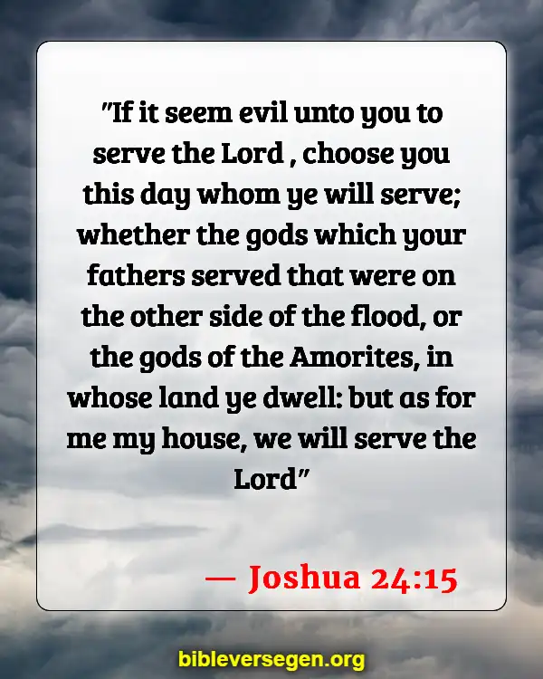 Bible Verses About Rap (Joshua 24:15)