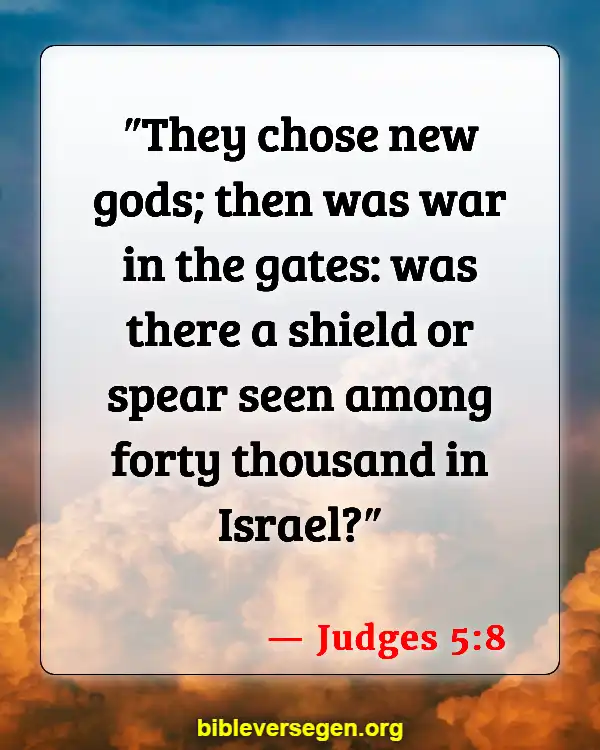 Bible Verses About Mind Control (Judges 5:8)