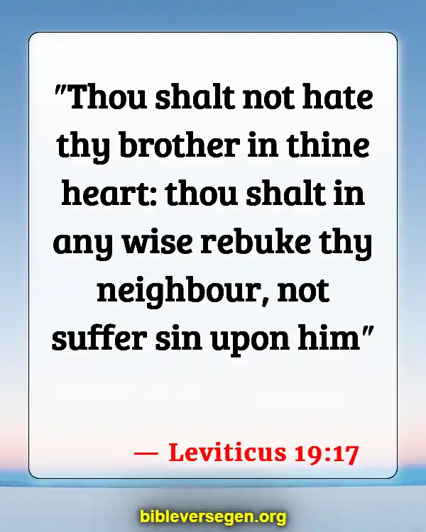 Bible Verses About Golden Rule (Leviticus 19:17)
