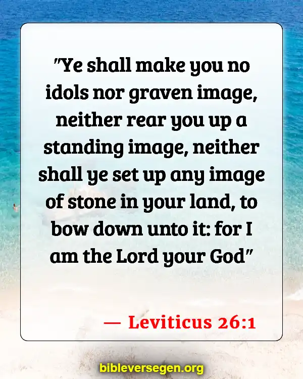 Bible Verses About Stone (Leviticus 26:1)