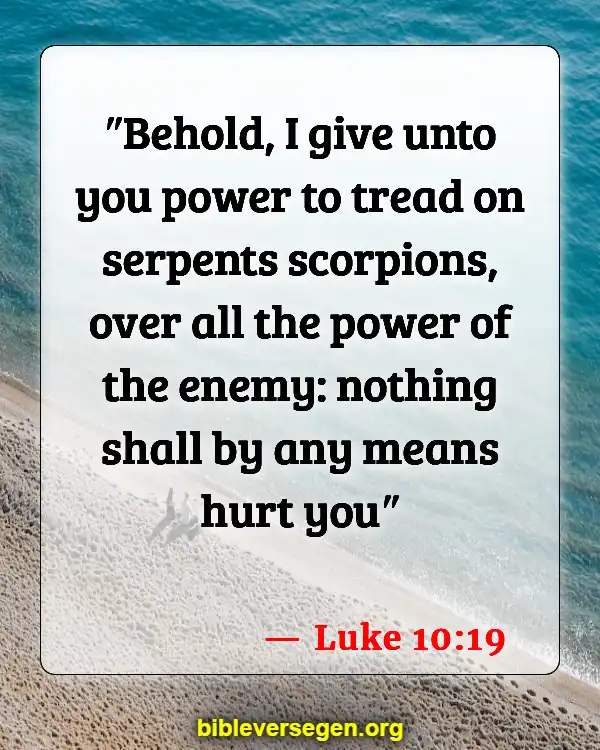 Bible Verses About Giving Authority (Luke 10:19)