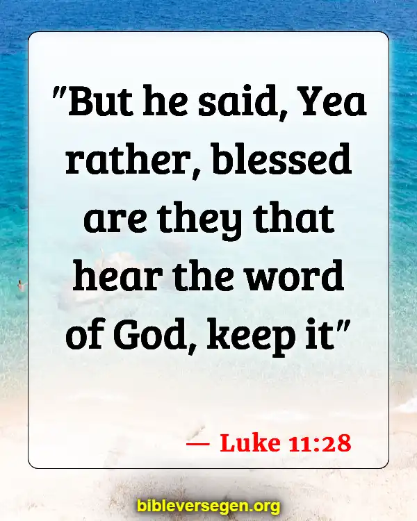 Bible Verses About Daily Life (Luke 11:28)